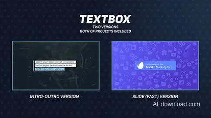 Textbox - Title Animations Titles template preview