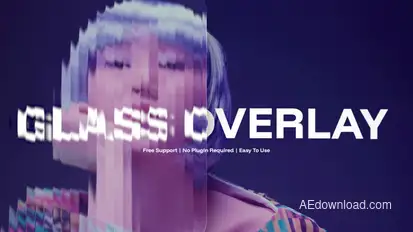 Textured Glass Elements template preview