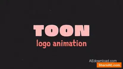 Textured Liquid Cartoon Logo Logo Stings template preview