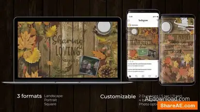 Thanksgiving Opener Openers template preview