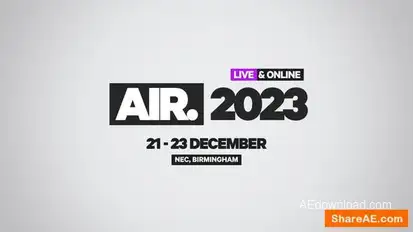 Conference Event Promo Openers template preview