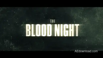 The Blood Night Titles template preview
