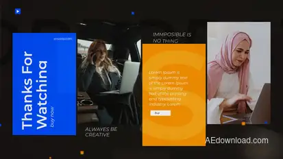 The Corporate Slideshow Openers template preview