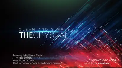 The Crystal Titles Titles template preview