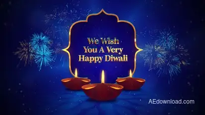 The Diwali Logo Logo Stings template preview