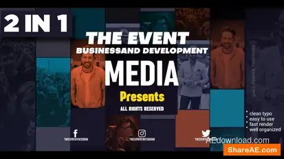 The Event - Business and Development Openers template preview