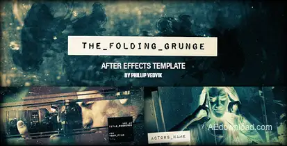 The Folding Grunge Openers template preview