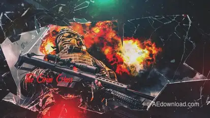 The Grim Glass Trailer Video Displays template preview