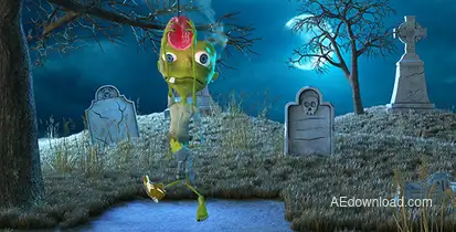 The Halloween Zombie Openers template preview