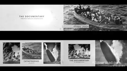 The History in Photos Video Displays template preview