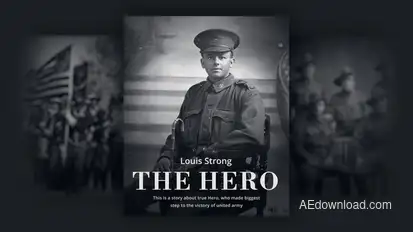 The History X Video Displays template preview