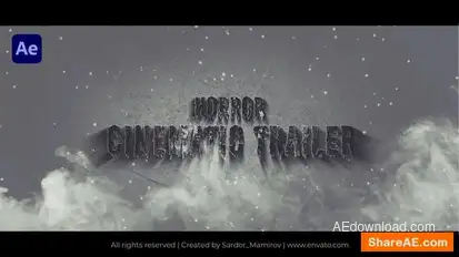 The Horror Cinematic Trailer Openers template preview