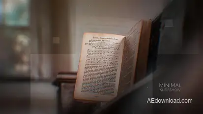 The Memories - Minimal Slideshow Video Displays template preview