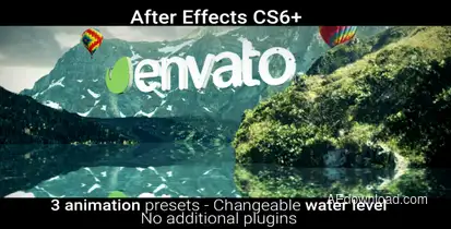 The Mountains Logo Stings template preview