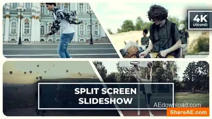 The Multiscreen Opener | Split Screen Gallery | Dynamic Intro Openers template preview
