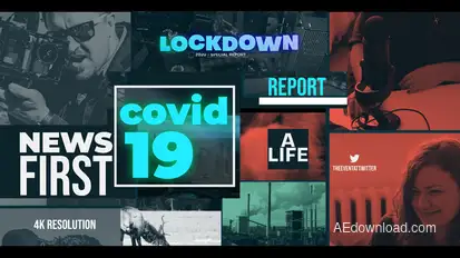 Coronavirus Covid-19 - News Trailer broadcast-packages template preview