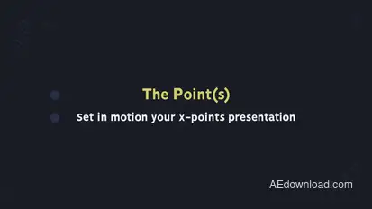 The Point(s) Titles template preview