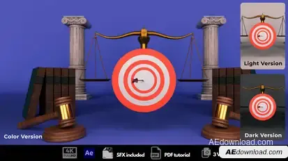 The Professional Lawyer Logo Stings template preview