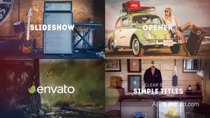 Travel Summer Slideshow Video Displays template preview