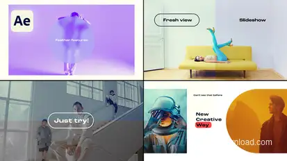 The Slideshow Openers template preview