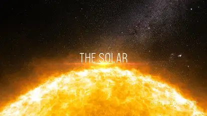 The Solar - Cinematic Trailer Titles template preview