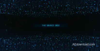 The Source Code Titles template preview