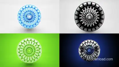 The Sphere Logo Stings template preview