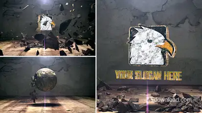 The Spherical Rock Logo Logo Stings template preview