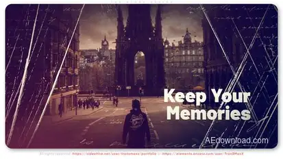 The Story Begins Titles template preview