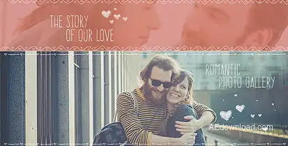 The Story of Love Video Displays template preview