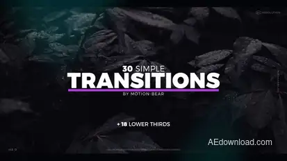 The Transitions Elements template preview