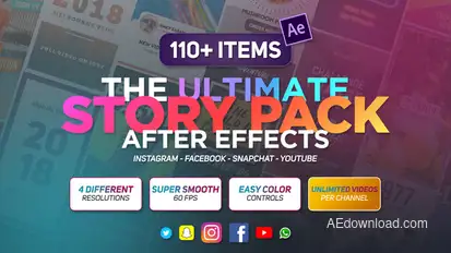 The Ultimate Story Pack - AfterEffects Openers template preview