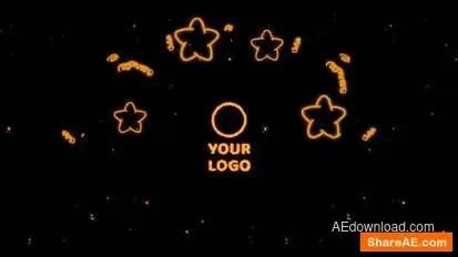The Unfortunate Star - Funny Hand Drawn Logo and Text Reveal Logo Stings template preview