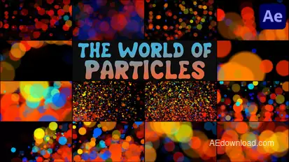 The World of Particles for After Effects Elements template preview