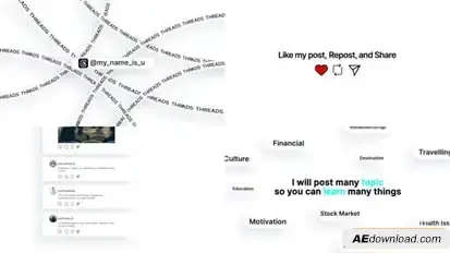 Social Media Short Intro Openers template preview