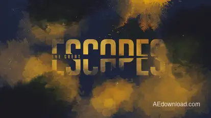 Thriller Drama Film Credit With Inks Effects Openers template preview