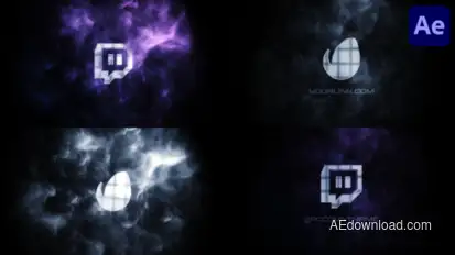 Through The Smoke | After Effects Logo Stings template preview