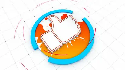 Thumb Like Logo Logo Stings template preview