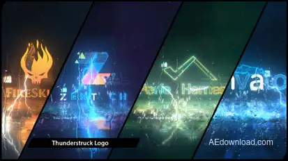 Thunder Impact Logo Logo Stings template preview