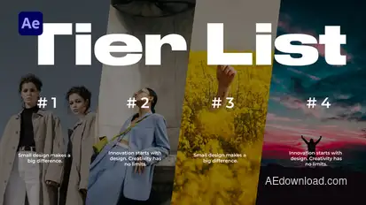 Tier List Titles template preview