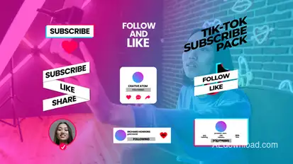 Tik-Tok Pack | AE Titles template preview