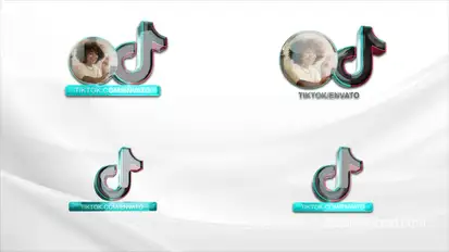 Tiktok Logo Opener ( No Plugin Required) Video Displays template preview