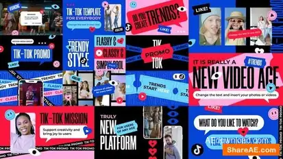 TikTok Promo Openers template preview