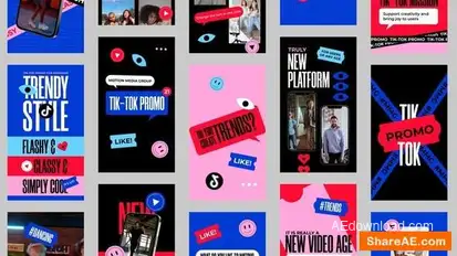 TikTok | Stories Pack Openers template preview