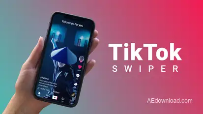 TikTok Swiper Video Displays template preview