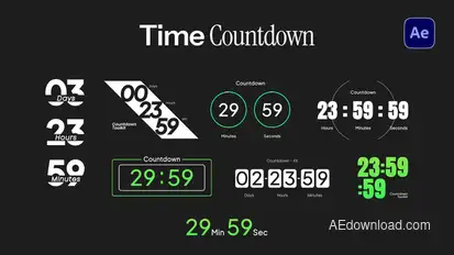 Time Countdown Elements template preview