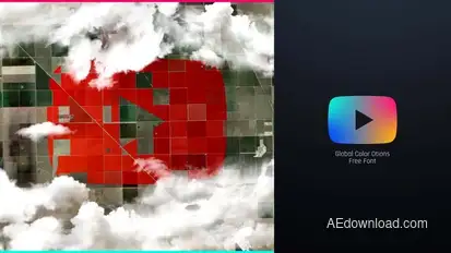 TimeLapse Cloud 4K Intro/ Farmer Field/ Travel Youtube Intro/ Logo Typography Opener/ Dynamic Stomp Titles template preview