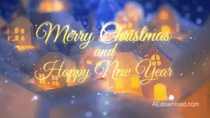 Miniature Christmas & New Year Wish broadcast-packages template preview