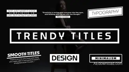 Title Animation Titles template preview