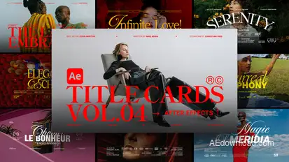 Title Card Vol. 04 Ae Titles template preview